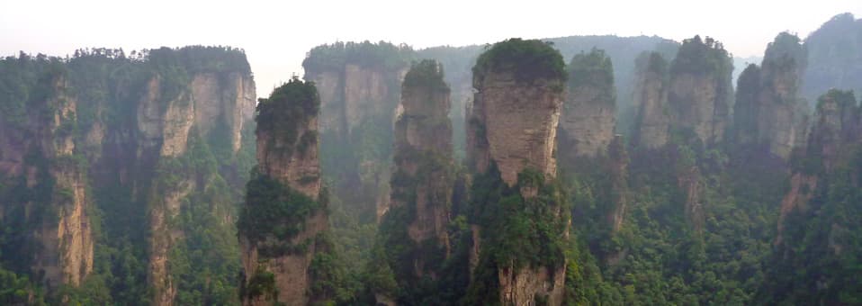 Zhangjiajie e il Parco di Wulingyuan