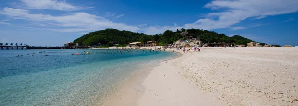 Sanya sull'isola di Hainan